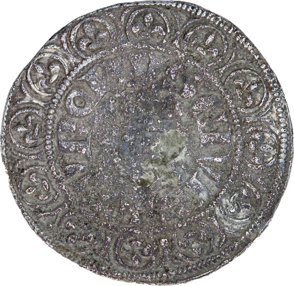 France (Kingdom), Philip III or IV, AR Gros au lis (ca.1290-1303).Obverse