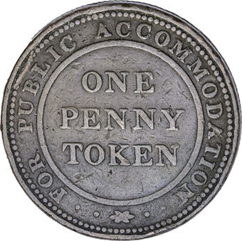 Union Copper Company One Penny Token 1812 Very Fine_rev