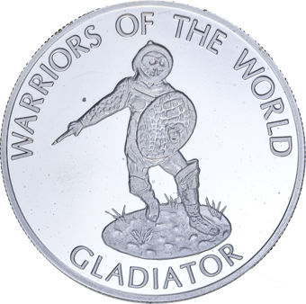 Congo, Warriors Of The World, Gladiator_obv
