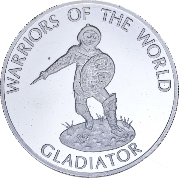 Congo, Warriors Of The World, Gladiator_obv