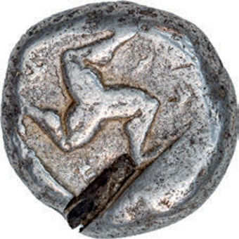 Aspendos 5th Century B.C. Silver Stater AVF_rev