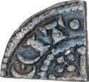 Medieval Short Cross Cut farthing_b_obv