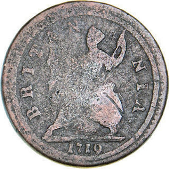 George I Halfpenny FAIR_rev