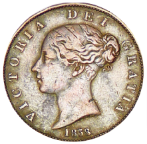 Victoria Copper Halfpenny Fine_obv