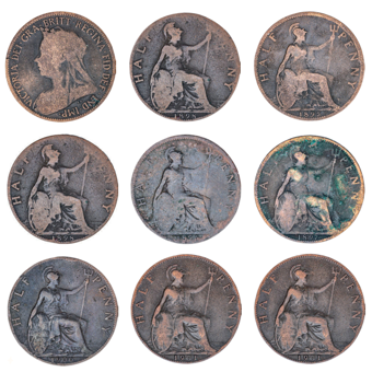 Victoria Old Head Halfpenny Collection 1895-1901_main