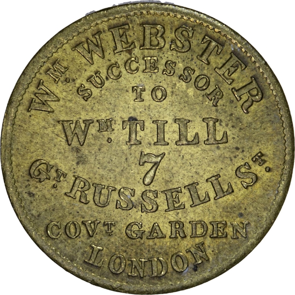 William Webster Coin Dealer Token_obv