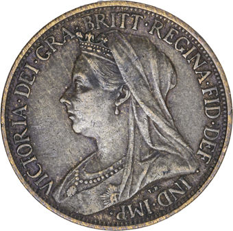 Victoria Farthing 1901 Extremely Fine_obv