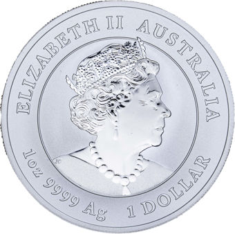 Australia, 2023 Year of the Rabbit, 1 ounce_obv