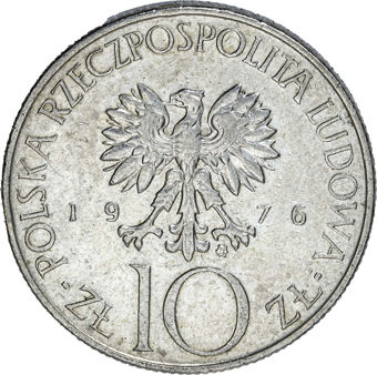 Poland 10 Zloty Mickiewicz (1975-77)_rev