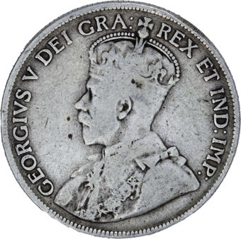 Canada, George V, 50 cents Very Fine_obv