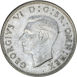 George VI Florin 1944 About Uncirculated_obv