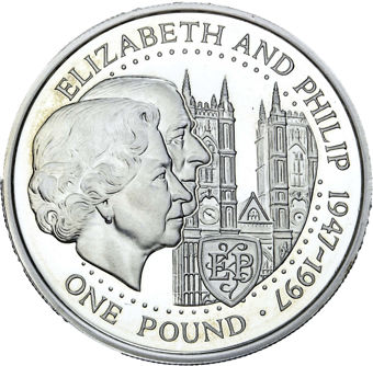 Guernsey £1 1997 Silver Proof_rev