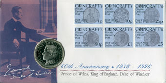 Edward VIII Stamp & Coin Cover_main