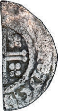 Henry III Short Cross Cut Halfpenny VG_l