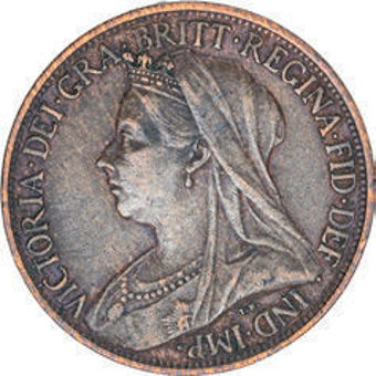 Victoria Farthing 1897 Extremely Fine_obv