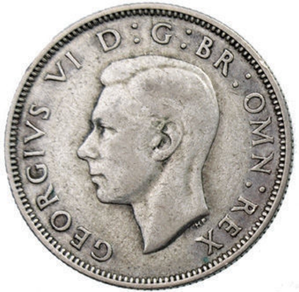 George VI 1941 Florin Fine_obv