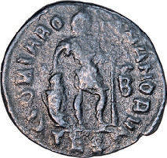 Valens A.D. 364-378. Follis (GLORIA ROMANORVM) Fine_rev