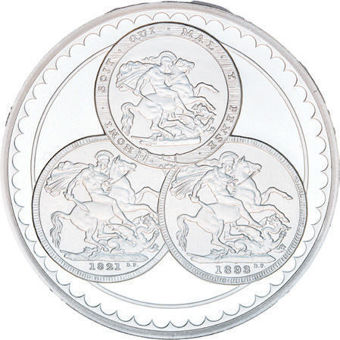 Benedetto Pistrucci - designer of St. George and dragon 1993._obv