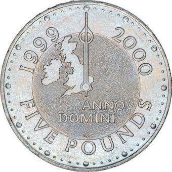 Elizabeth II, £5 1999/2000 Millenium Uncirculated, 1999_rev
