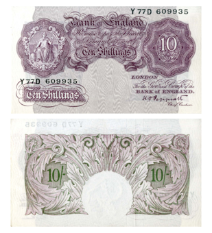 Wartime 10 shillings