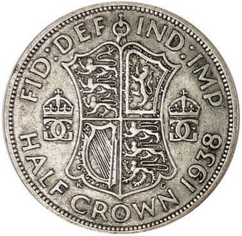George VI 1938 Halfcrown Fine_rev
