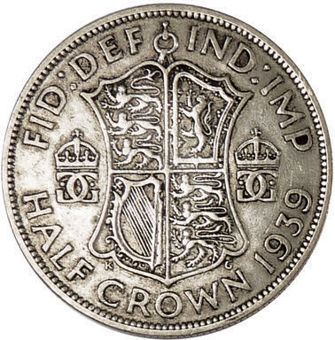 George VI 1939 Halfcrown Fine_rev