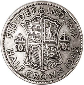 George VI 1942 Halfcrown Fine_rev