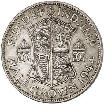 George VI 1944 Halfcrown Fine_rev