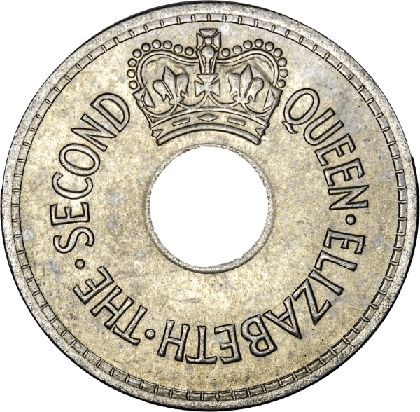 Fiji Penny 1966 BU_obv
