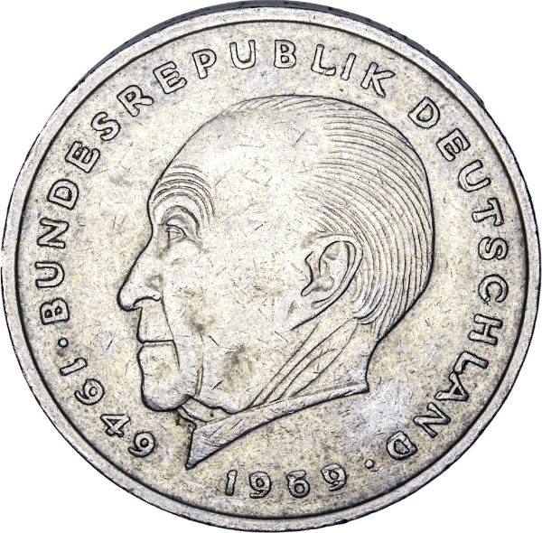 Germany 'New Constitution 2 Deutschmark_obv