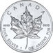 CANADA $5 1998 MAPLE LEAF 1OZ SIL BU_rev