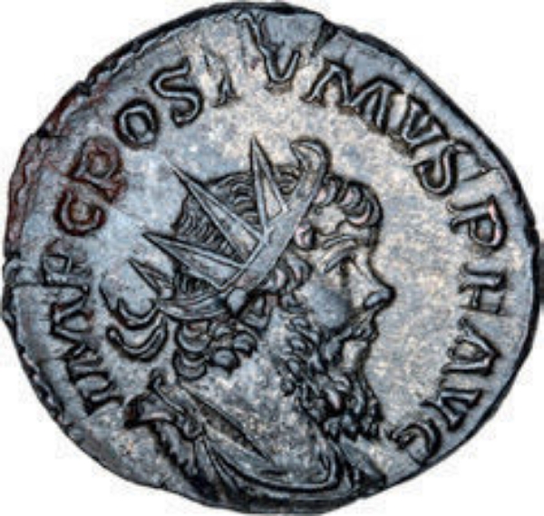 Postumus 5% Silver Ant Extremely Fine Antoninianus_obv
