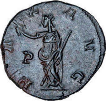 Postumus 5% Silver Ant Extremely Fine Antoninianus_rev