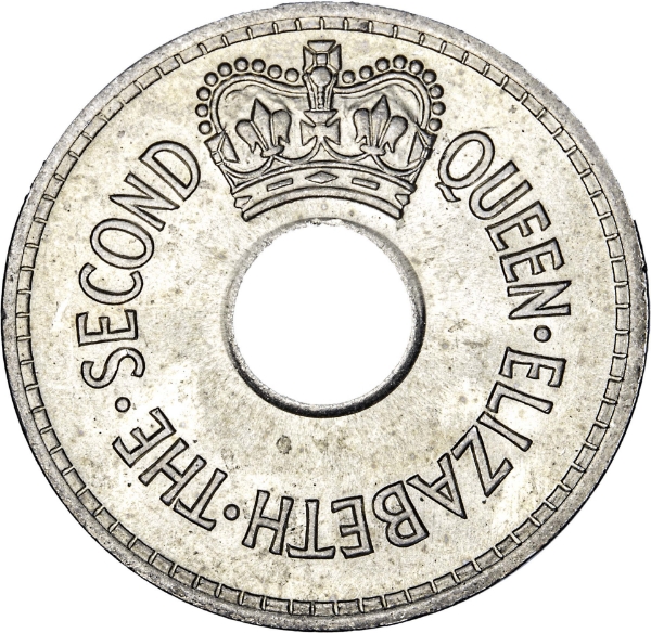 Fiji Penny 1967 BU_obv