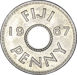 Fiji Penny 1967 BU_rev