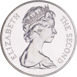 St. Helena, 1st Crown (25 Pence) 1973 Silver_obv
