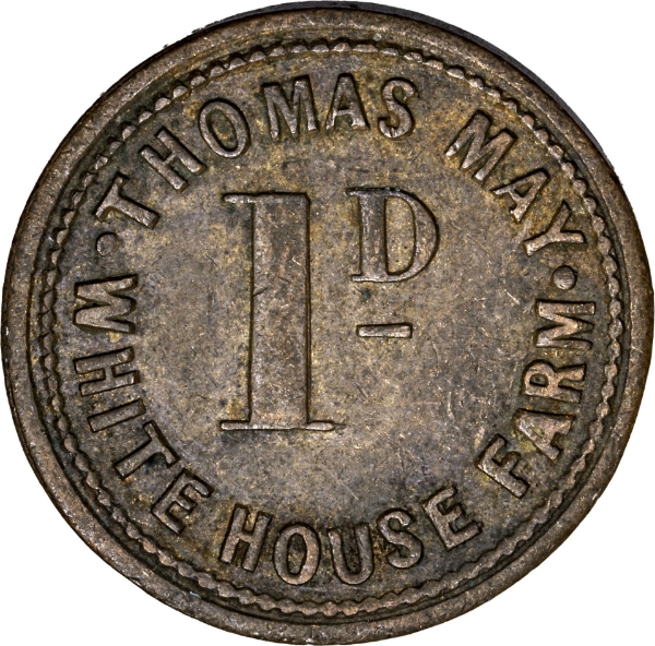 19th Century Essex Fruit Pickers Token_obv