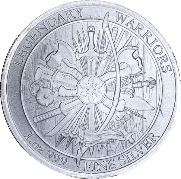 Julius Caesar Silver 1 Ounce Round_obv