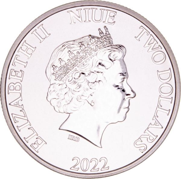 NIUE Darth Vader 1oz $2 2022_obv