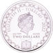 Tokelau Komodo Dragon $2 One Ounce Silver 2022_obv