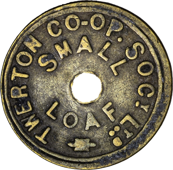 Twerton Co-Op Soct. Ltd., Small Loaf (Brass)_obv