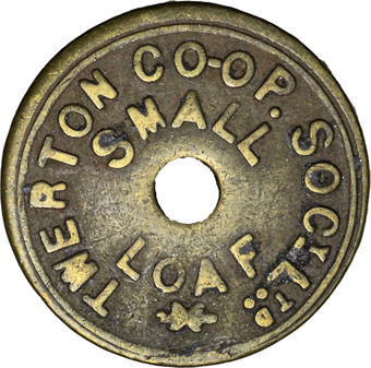 Twerton Co-Op Soct. Ltd., Small Loaf (Brass)_rev