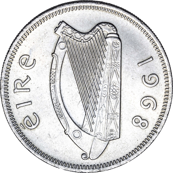Ireland Florin 1968 Unc_obv