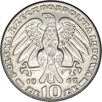 Three Polish 10 Zloty Commemoratives EF_obv