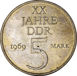 East Germany 5 Marks 1969 BU_rev