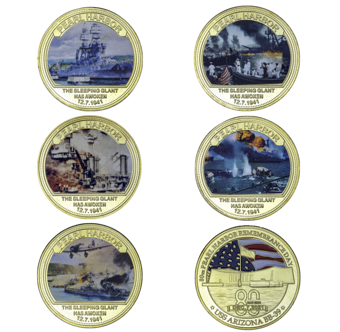 Pearl Harbor 80th Anniversary Medal Set_Main