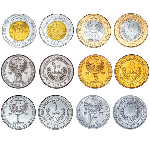 Mauritania 6 Coin Mint Set 1973-2014_main