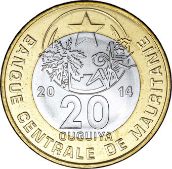 Mauritania 6 Coin Mint Set 1973-2014_obv