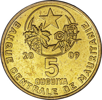 Mauritania 6 Coin Mint Set 1973-2014_obv