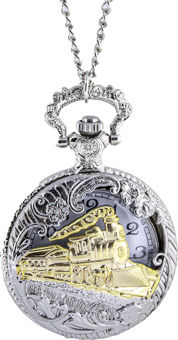 Steam Railway Pocket Watch_closed
